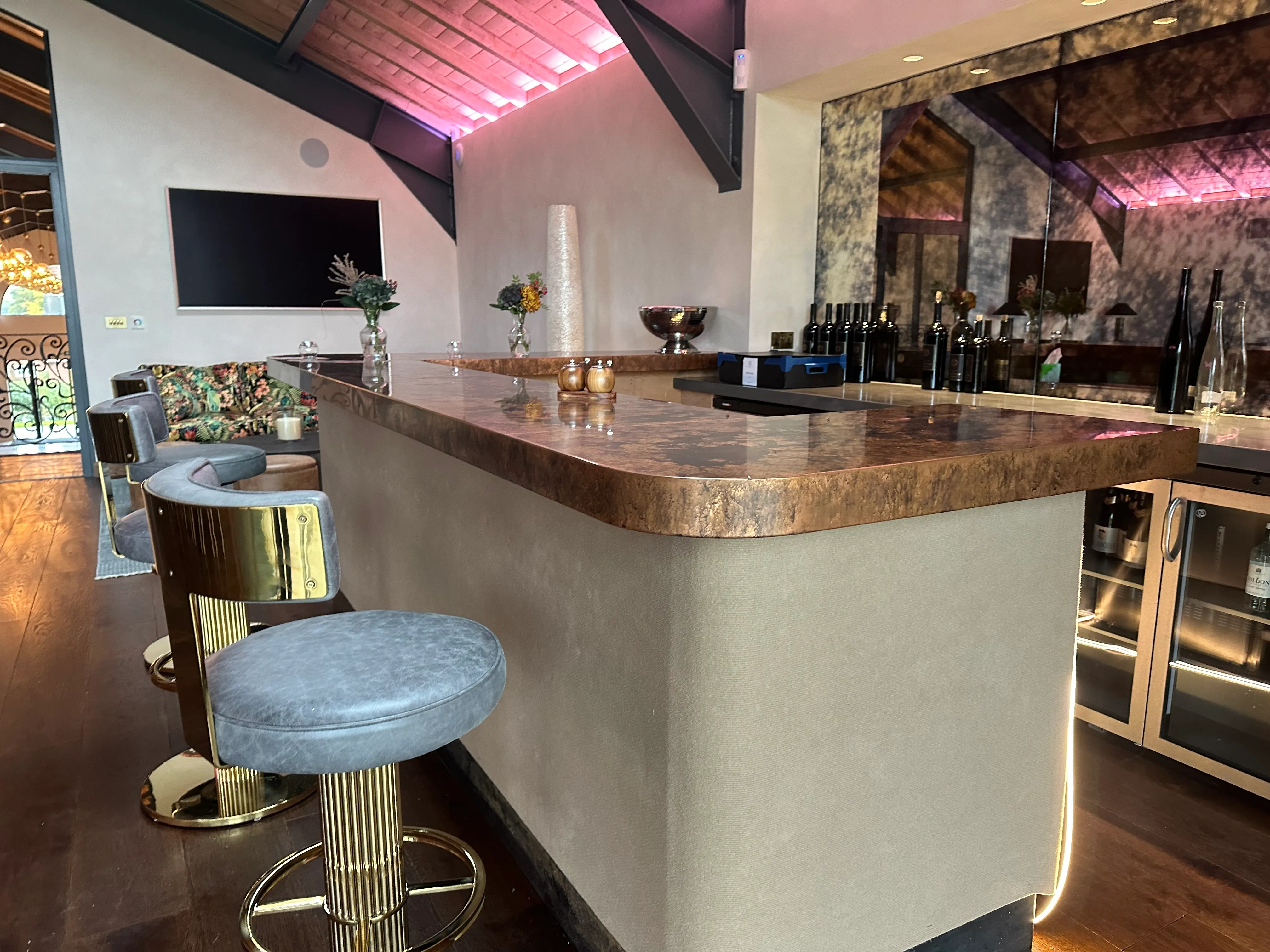 bar and stool
